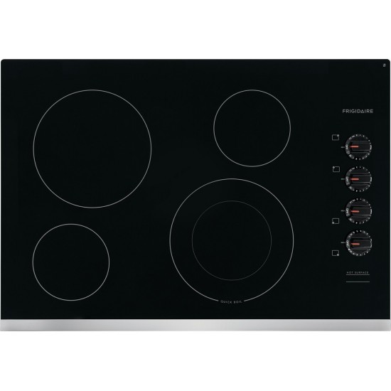 Frigidaire 30" Electric Cook top - Stainless Steel 