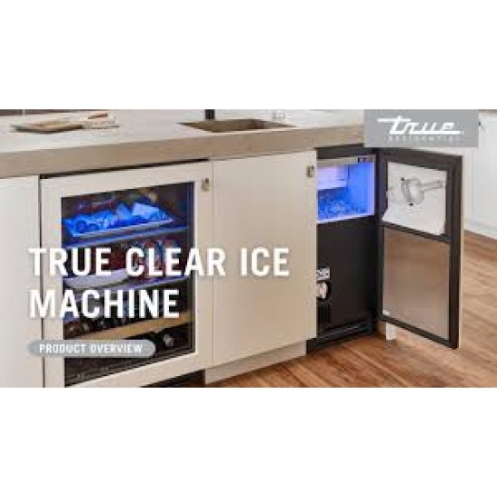 True Residential 15" Ice Machine Stainless Steel 85lb per Day Capacity 