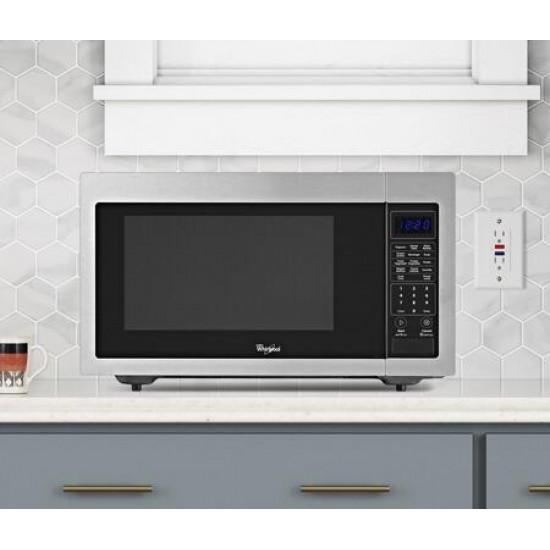 Whirlpool 1.6cu ft Counter top Microwave - Stainless Steel 